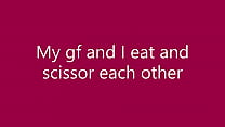dom watches me and my girl friend eat each other and scissor