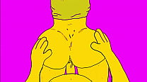 Marge Simpson bien cachonda