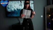 I was preparing for an interview, training my sucking and anal skills
