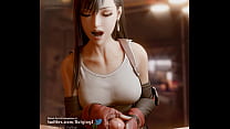 Final Fantasy Hentai - Tifa handjob