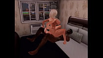 White Slut Black Cock on Second Life