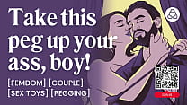 Dominant Wife Fucks Her Submissive Husband with a Strap-On – Pegging & Edging – ASMR Porn Audio Roleplay Story