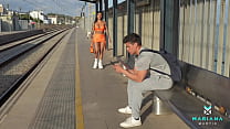 A Colombian lost abroad asks for help from a stranger who fucks her under a bridge - Pornstar
