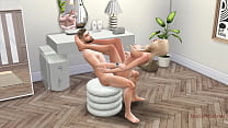 Husband has rough sex with his mistress while they're home alone