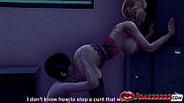 Milf Ellie Rule34 3D Hentai – Anal Vibrator Play & Standing Pussylicking In The Office