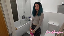 I convinced my Maid to clean the Flat Naked this time