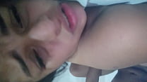 slut wife moaning and dirty taling while getting fucked by friend oh her husband
