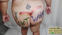 BBW Hotwife swinger Mary Butterfly in Brazilian Carnaval Dance