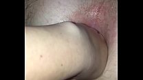 Long nails stretching husband arse