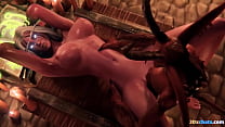 Night elf bitch fucked hard