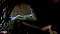 Natural bigtits asian pornstar Sharon Lee anal sex in a cave