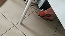 Real female doctor Sara Cinquini (Chiuduno (BG)) feet secretly filmed by her patient