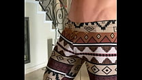 Amateur Bi male slaps booty