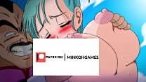 Bulma getting rammed cause losing stone paper scissors