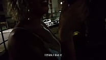 Having sex with a stranger in the alley near home.