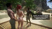 BBC Island: Girlfriend ends up like the locals at island beach
