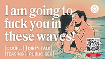 Risky Public Sex with Girlfriend at the Beach - Foreplay & Fingering - ASMR Porn Audio Roleplay Story