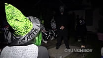 cremapied in public fo halloween
