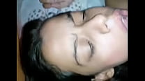 salvadoreña traga semen