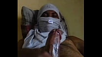 Horny African man plays with a Big Juicy Dick at home