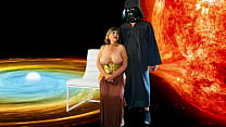 Mature Star Wars cosplay Princess sucks off Darth Vader