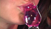 Glass Rose - Bubble Butt Babe Eats Ass & Gets Her Throat Fucked