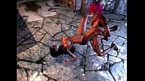 Busty brunette gives great rewards for retrieveing her lost item with lesbian lust while watches!
