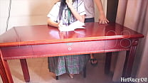 StepDad Fucked StepDaughter While Doing Homework
