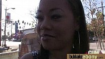 Huge cocks cover their black face in cum 9