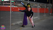 Nonton Gibby The Clown Fucks Mia Dior And Richh Des While Cosplaying Throughout Las Vegas thumbnail