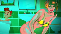 Oh No stuck in the restroom again with a super sexy shemale well have fun