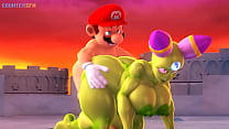 Vilã dando para o mario