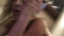 Backed up on dildo