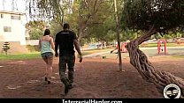 Beautiful girl fucked hard by big black dick 22