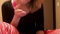 Hot pusy babe hairbrush fucks her ass