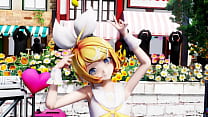 Blonde Girl Nude Live Show - Booo! MMD by kiidosan