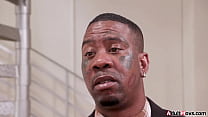 Cant a girl just suck her stepdads cock without being judged.Ebony stepdaughter Tessa Tomas makes a good point here and deepthroats his bbc outdoors
