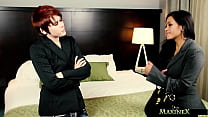 Lesbian Domination! Asian Maxine X & Lily Cade Going Wild!