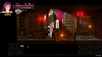 Cute woman making a blowjob to a ancient man in GuiltH2 erotic game video