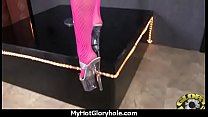 Black babe suck in a gloryhole 11