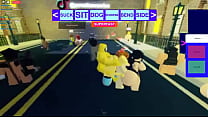 Spongebob and yellow among us go to an adventure in Roblox to get free bobux!