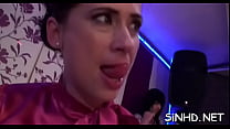 Uncensored and wild orgy pleasuring with lusty babes and studs