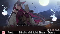 Mirai's Midnight Stream  (Free Steam Demo Game) Sexual Content,Casual,Dating Sim,Nudity,2D