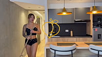 My little step brother eats all my big ass till he cums a lot - MILF