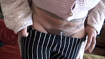 I asked my pregnant stepmother to show me her hairy pussy... She is a whore so she said YESSS!!!