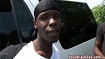 Blacks On Boys -Hardcore Bareback Interracial Gay Fucking Porn Stream 23
