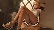 Lunafreya Nox Fleuret Clothed Creampie