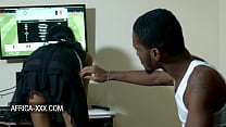 Ebony girl wants her lover's attention