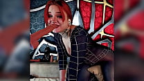 SENSUAL ORGASM FROM A BEAUTIFUL RED-HAIRED COSPLAYER WITH DIRTY TALK