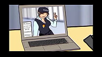 The police woman got blackmailed by the judge because his husband caught on cam doing something illegal